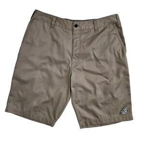 Fly Racing (Mens‎ Size 36) Premium Chino Shorts Khaki Tan 11" Inseam Motocross